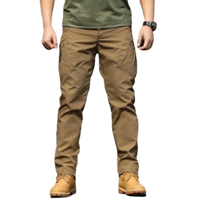 New Straight Streetwear Cargo Pants Men Casual Sweatpants Stacked Joggers