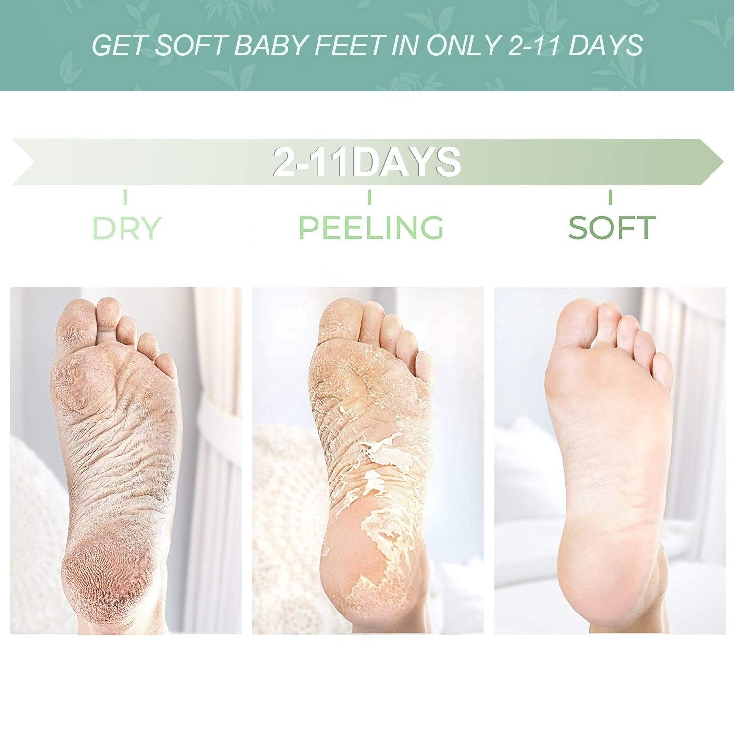 Trendy Crazy Exfoliating Foot Peeling Socks Natural Organic Foot Skin Care Callus Remover Foot Peel Mask