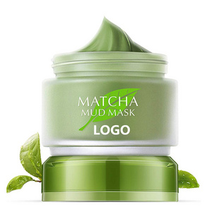 OEM Private Label Clay Mask Green Tea Face Care Moisturizing Exfoliating Deep Cleansing Anti Ance Mud Mask Green Tea Clay Mask