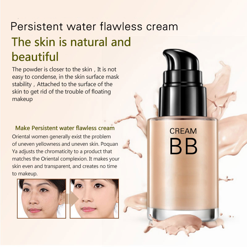 Korean BB CC Cream Concealer Moisturizing Makeup Foundation Natural Organic Whitening Brightening BB Cream