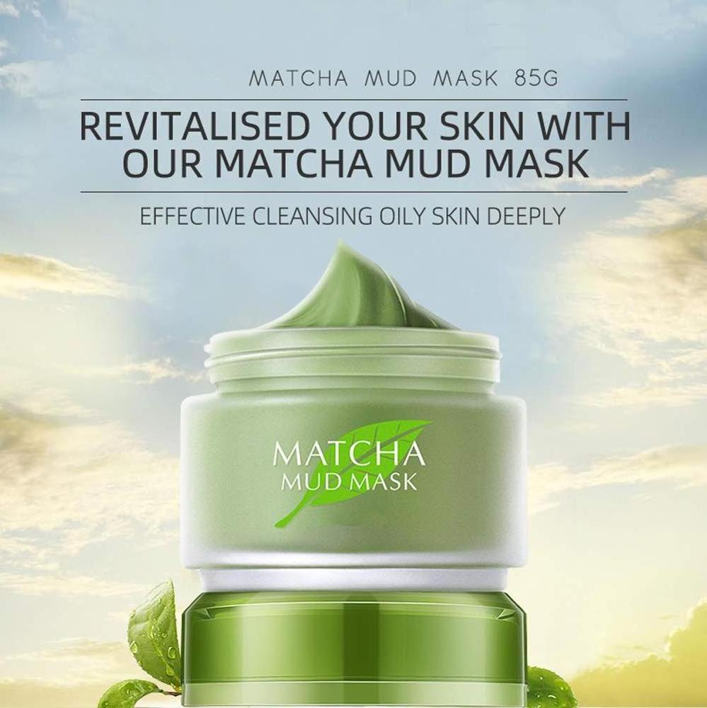 OEM Private Label Clay Mask Green Tea Face Care Moisturizing Exfoliating Deep Cleansing Anti Ance Mud Mask Green Tea Clay Mask