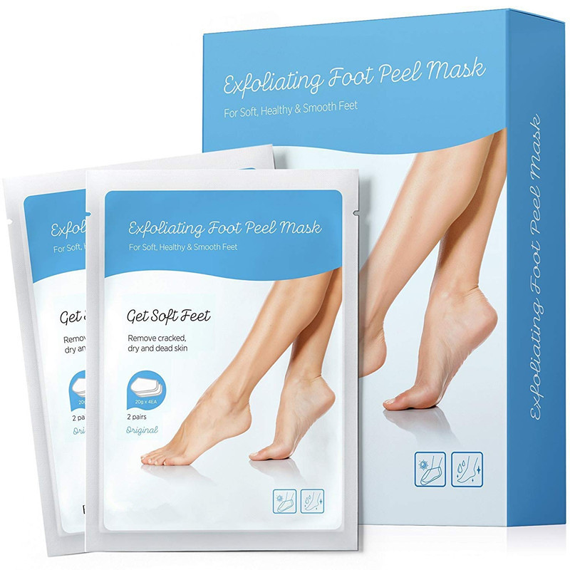 OEM Private Label Soft, Smooth Feet Peeling Away Calluses Dead Skin Cells Exfoliating Foot Peel Mask