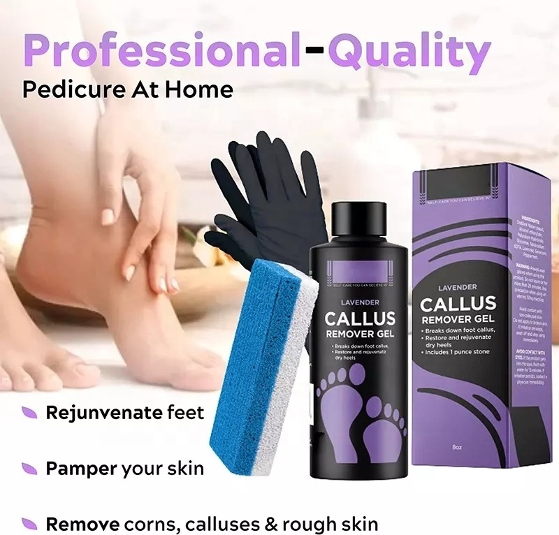 OEM ODM Professional Foot Care Remover Dead Skin Eliminator Exfoliator Strength Callus Remover Gel