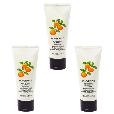 4 In 1 Deluxe Orange Hand Body Lotion Spa Pedicure Manicure Kit Salt Soak Sugar Scrub Mask Massage Lotion For Nail Salon