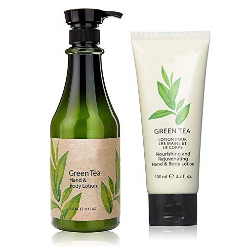 Green Tea Pedicure Hand Body Lotion Manufacturer Manicure Pedicure Care 4 in 1 Set Massage Butter Lotion For Foot Spa