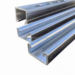 Manufacturer wholesale cold-formed C-shaped steel photovoltaic bracket galvanized 300*50mm C-shaped channel steel purlin