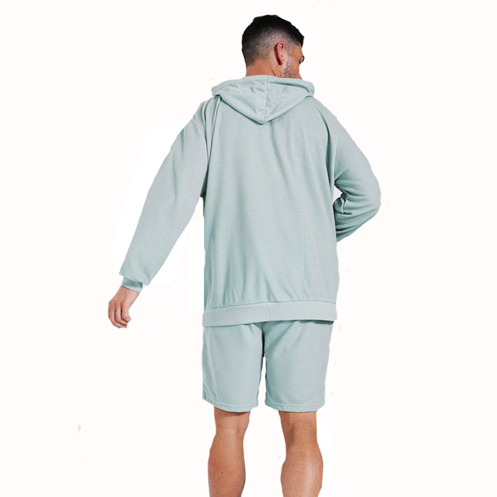 Men's collection Kangaroo pockets drawstring hoodies with casual jogging sets for adult boys /oversized hoodies set