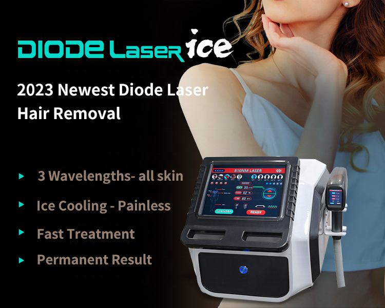 CE approved Portable 808 diode laser 755nm 808nm 1064nm Ice Titanium Diode laser hair removal machine 2023 newest arrivals