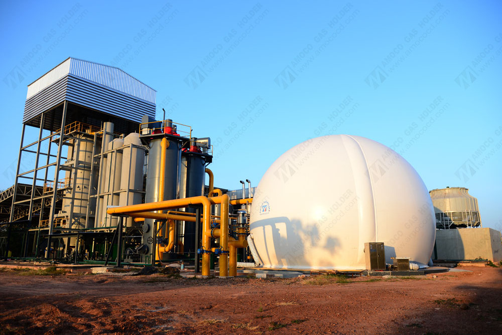 Double membrane gas balloon/ biogas storage balloon/ gas holder for biogas plant