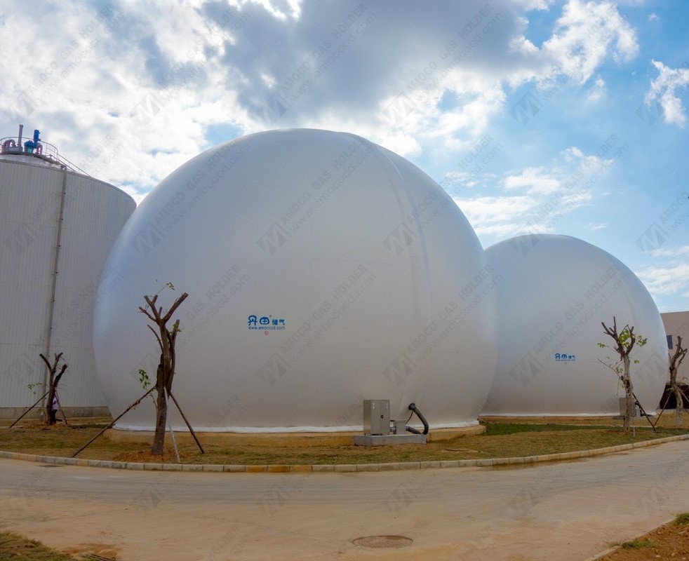 Factory Sale Double Membrane Biogas Balloon used as Biogas Holder for Biogas Plant