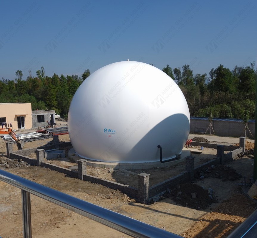 Factory Sale Double Membrane Biogas Balloon used as Biogas Holder for Biogas Plant