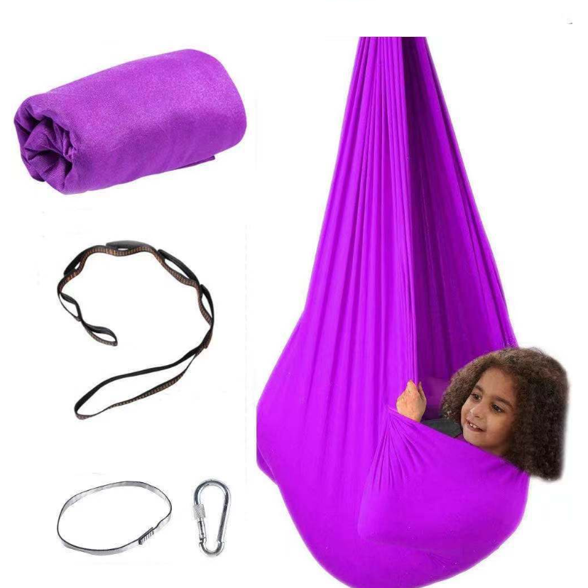 Wholesale Yoga Equipment Swing Beginner Kit Set Stretch Aerial Fabric Bag Silk Strap 1m 1.5m Yoga Hammock