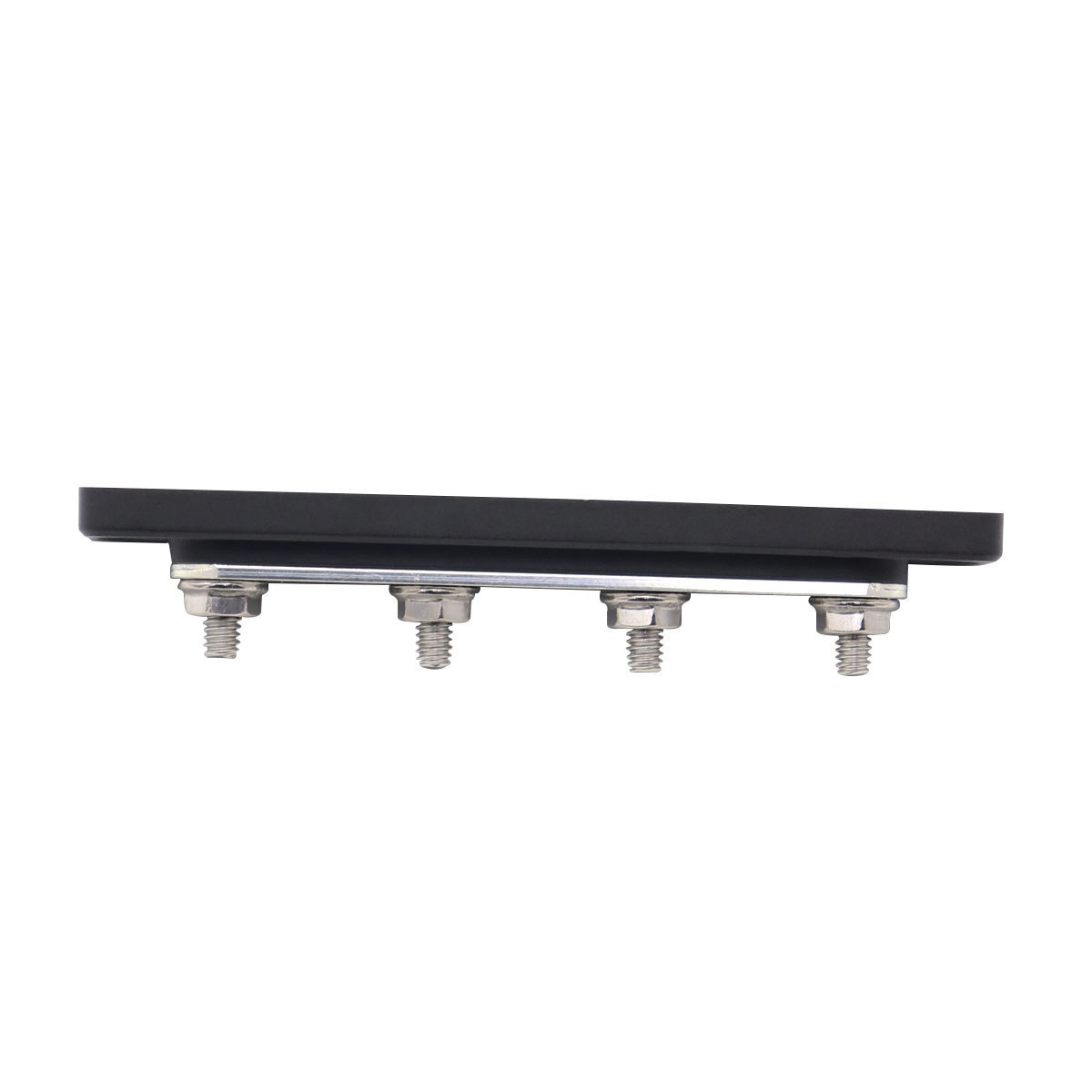 Amomd 4-Way 100A 48V DC Screw Terminal Block Copper Bus Bar for Power Distribution Vehicle Modification Parts