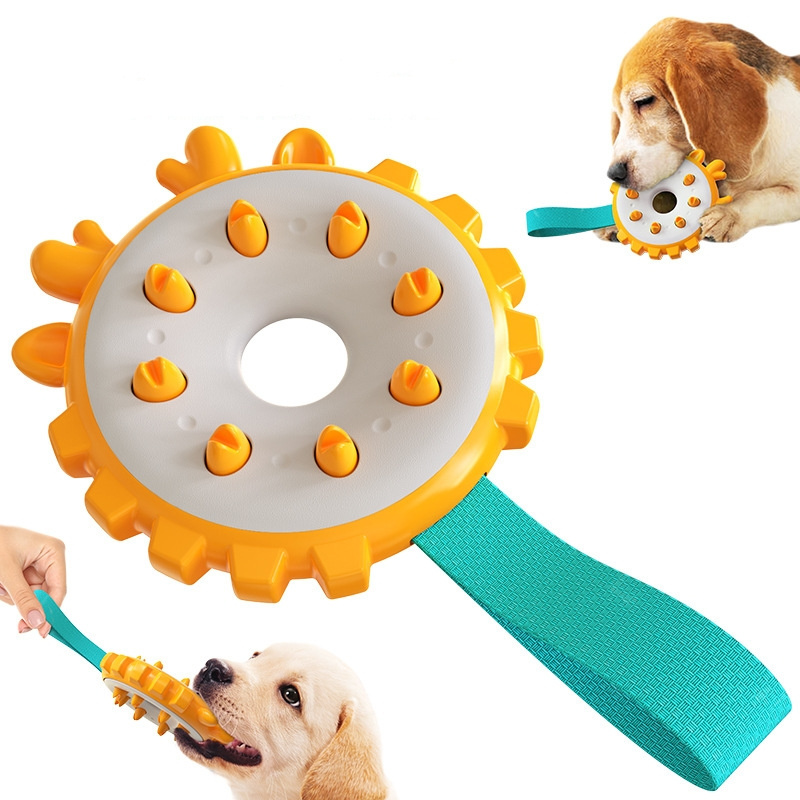 Manufacturer Pet Supplier Wholesale Dog Frisbeed chew Toys And Biting Resistant Interactive Pet Dog Frisbeed Toys