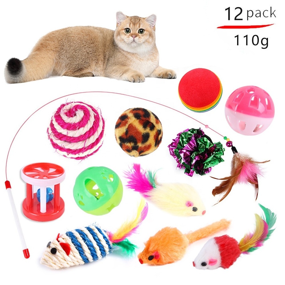 22 Pieces Outdoor Cat Tunnel Set Interactive Cat Toys Catnip Toys Tunnel Toys Set