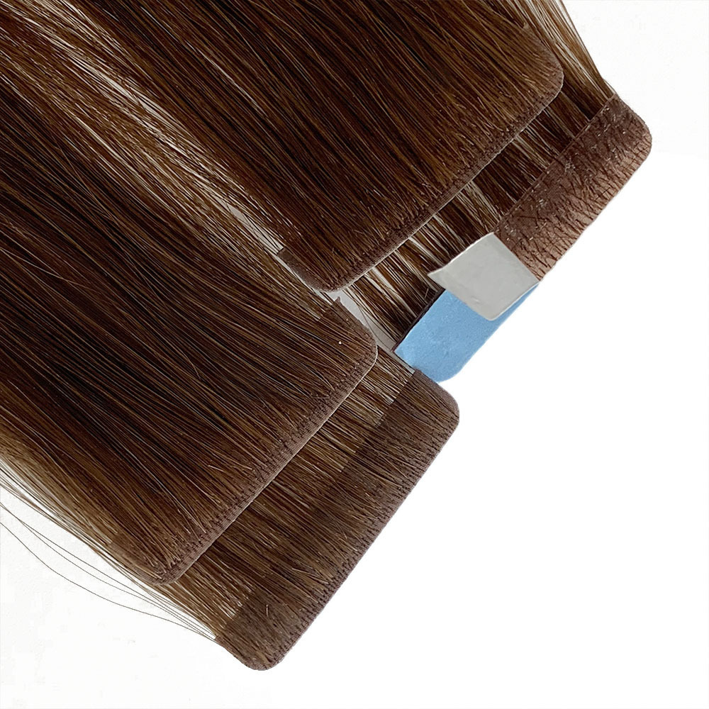 Wholesale Invisible Tape In Remy European Human Hair Seamless Injection Double Drawn Natural Tape In Hair Extensions