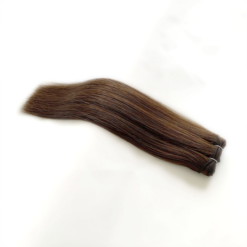 Russian Hair Invisible Cuticle Intact Thick Ends Double Weft Machine Extensions Indian Weft