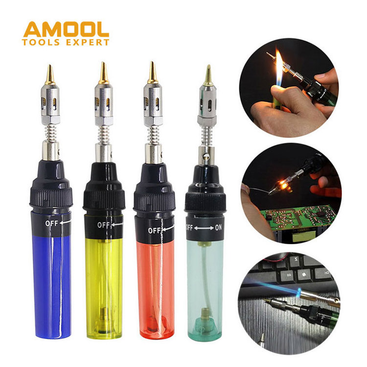 Multifunctional Soldering Iron About 450 Degrees 155Mm Butane/Gas Welding Pen Torch For Welding Machine