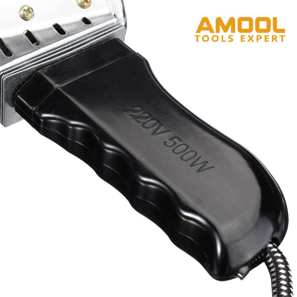 Amool Tool 2021 220v External Heating Pistol Type Electric Soldering Irons 500w With Flat 500w Fine Copper Welding Gun Head