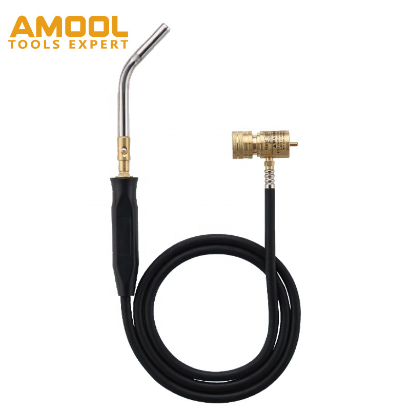 Amool Tool 2021High Quality Self-ignition Portable Spray Welding Torch With Hose Bbq Grill Tools