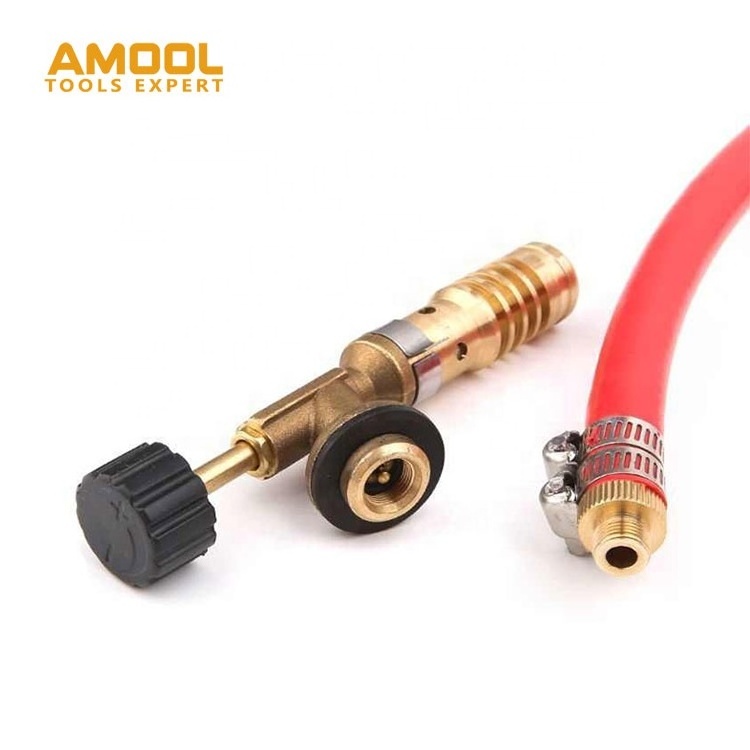 Use Convenient Gas Self Ignition Turbo Torch Brass Connector Welding Torches Gun With Hose