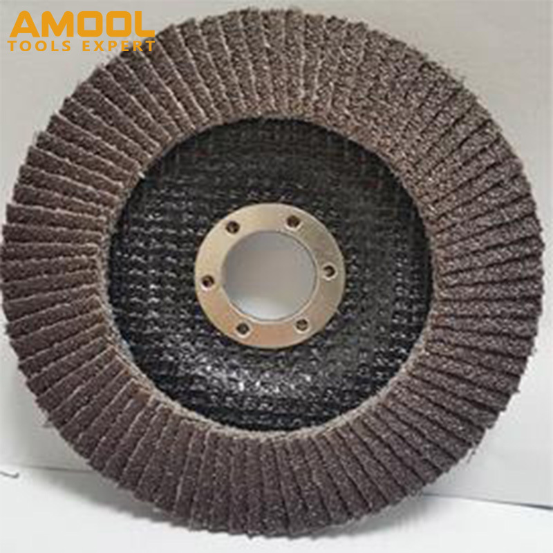 Flapper Wheel For Angle Grinder Sanding Discs 40/60/80/120 Grit  Backing Plate