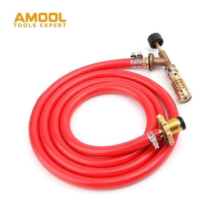 Use Convenient Gas Self Ignition Turbo Torch Brass Connector Welding Torches Gun With Hose