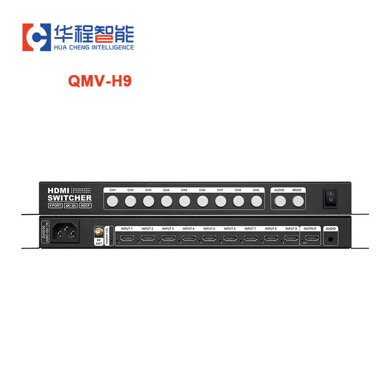 AMS-QMV-H9 Video Wall Multi-image Seamless Switching De nuevo visor Splitter  Controller 9 In 1 Out Lcd Led TV Screens