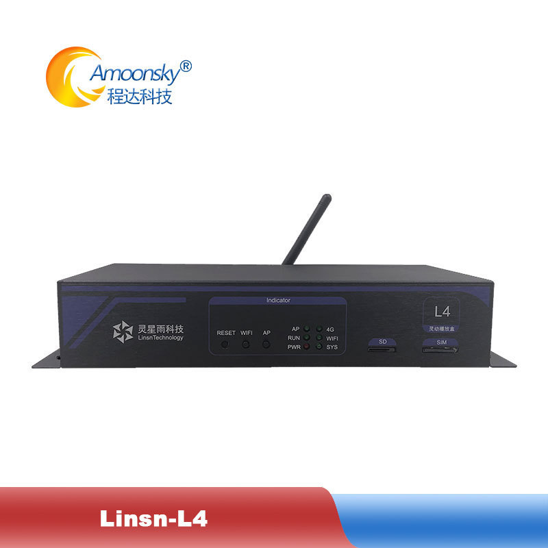 LINSN L4  Control System Box Sync/Asynchron Player Led Video  WiFi/LAN/USB method Full color LED display sender