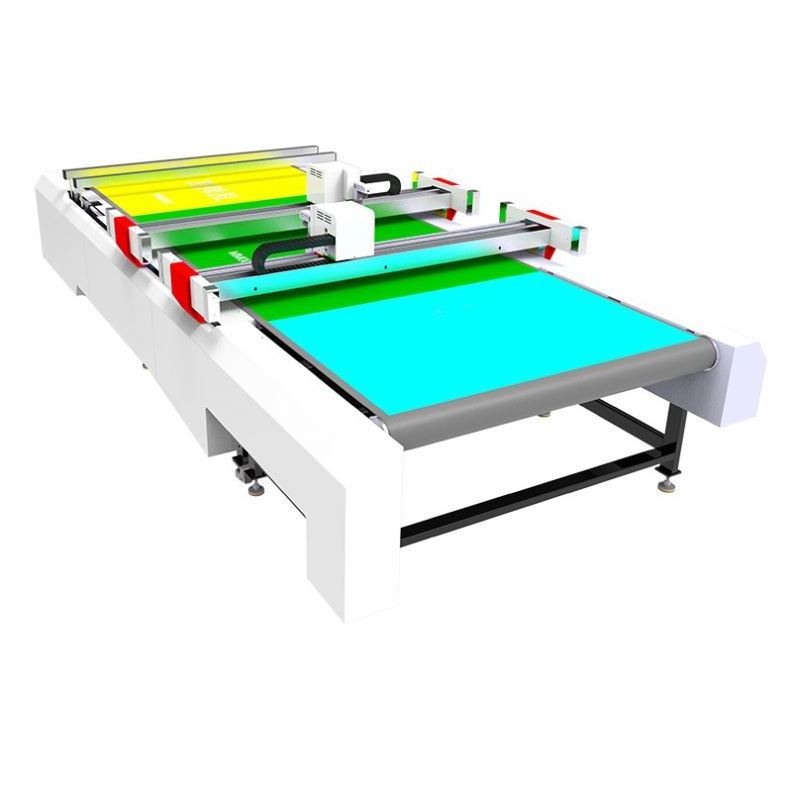 AMORFull Automatic Ultrasonic Textile Roller Blinds Non Woven Fabric Cutting Table