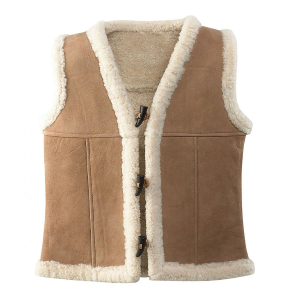 Hot Style Fashion Men's Women's Cheap Original Leather Vest High Quality Fur Vest Wholesale Custom Style Vest