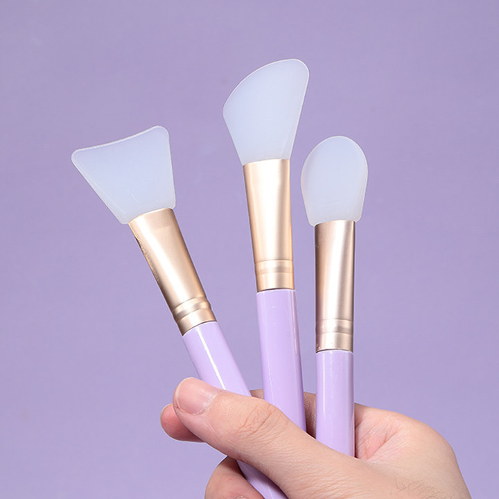 LMLTOP Cosmetics Silicone Masking Brush Spatula SY603-SY605 OEM Silicone Facial Mask Brush DIY Clay Face Body Cream Applicator