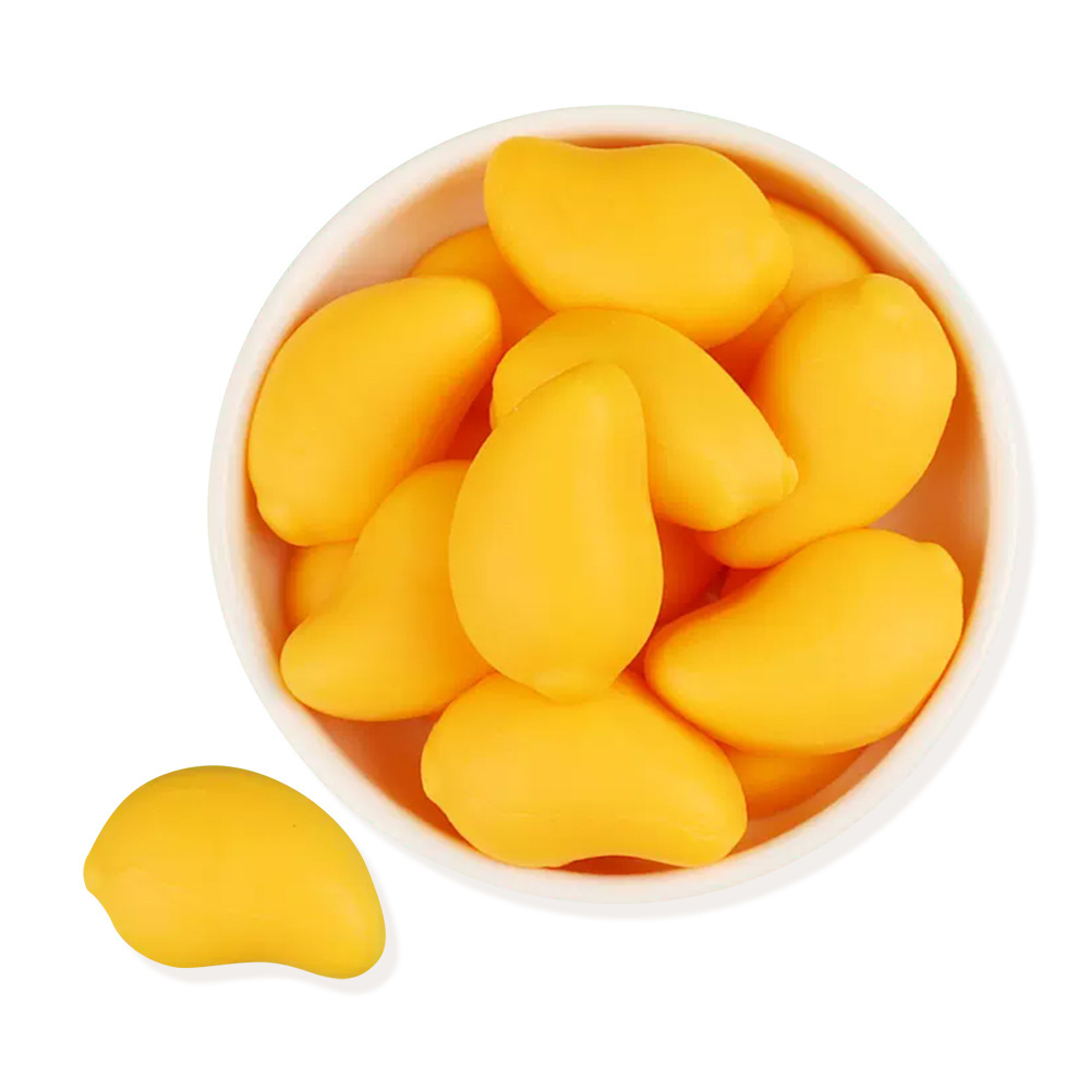 Amos Peeled Sweet Soft Candy Peelable Mango Gummies Jelly Fruit Peeling Mango Gummy Candy