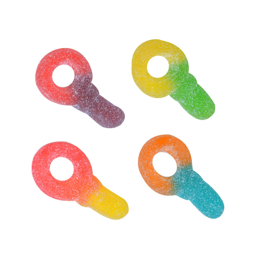 Amos Wholesale Custom Private Label Bulk Gummies 1000G Sour Pacifier Gummy Candy From China