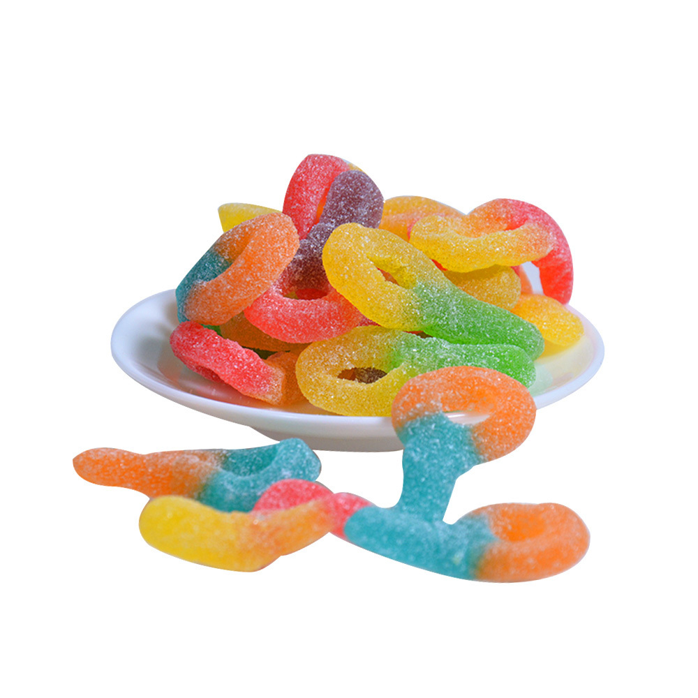 Amos Wholesale Custom Private Label Bulk Gummies 1000G Sour Pacifier Gummy Candy From China