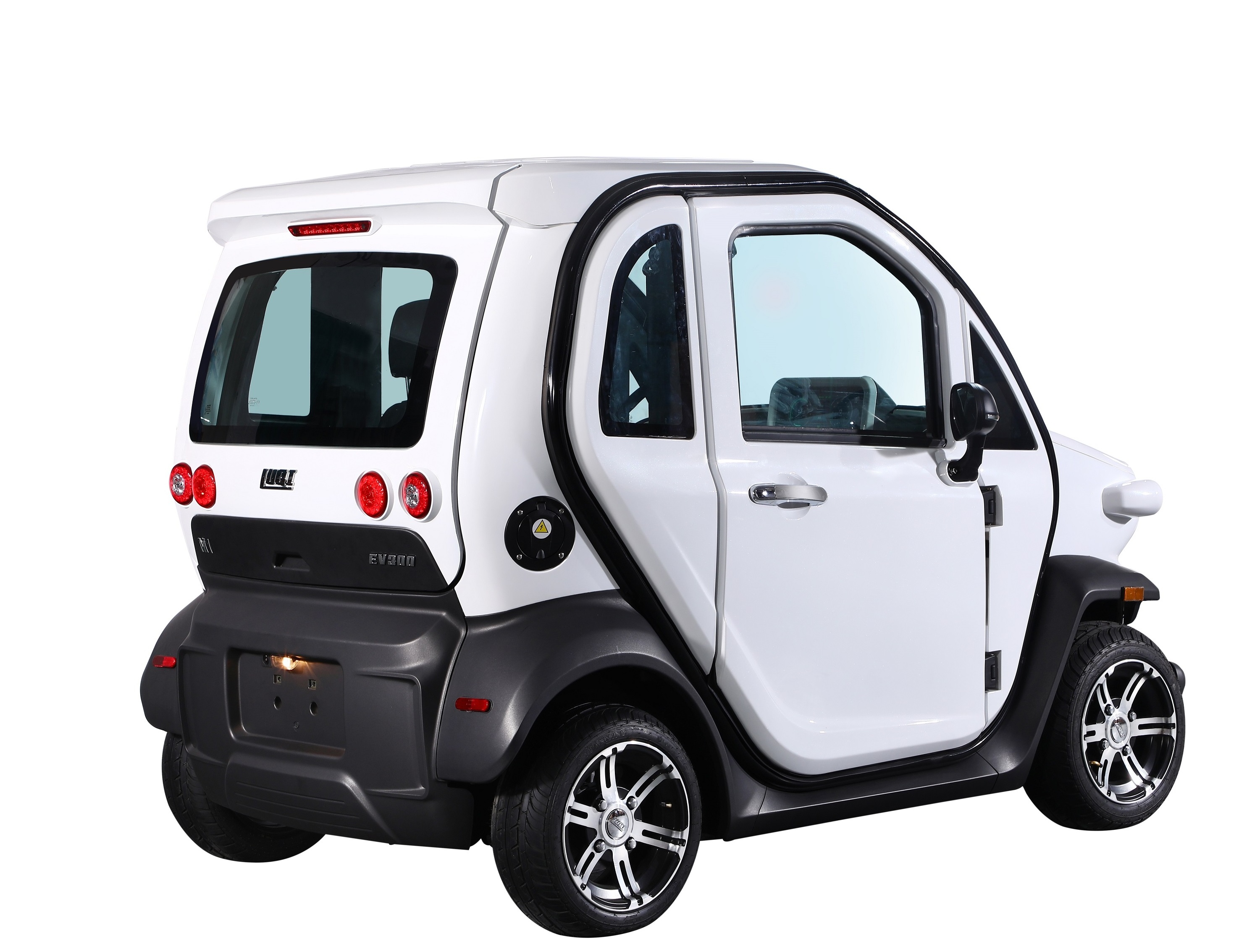 China Manufactory 3000w 100ha 160ah Long Range Lithium Battery Electric Cars EEC Approved 4 Wheel Electric Auto Cars 2 Person