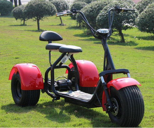 Amoto Three Wheels E Wide three Wheel Electric Trike Scooter Sidecar e scooter wide wheel