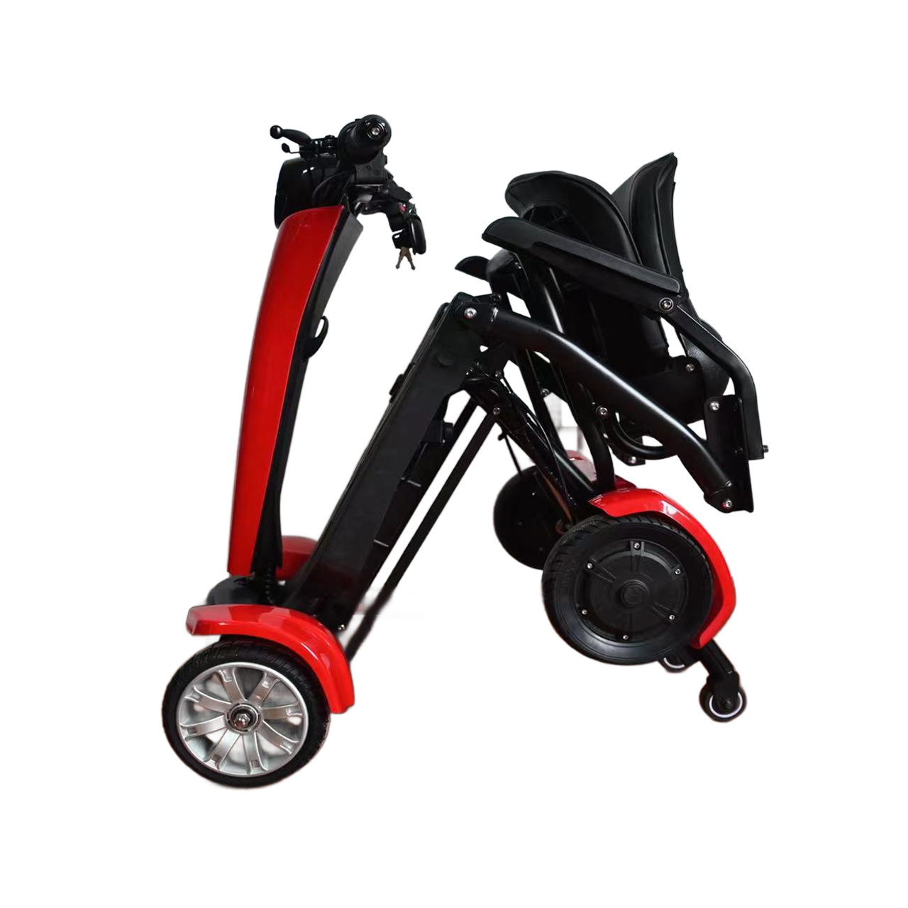 Amoto EEC/COC folding mobility electric scooter 500w foldable mobility scooters electric 4 wheel electric bike for adult