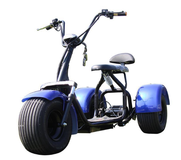 Amoto Three Wheels E Wide three Wheel Electric Trike Scooter Sidecar e scooter wide wheel