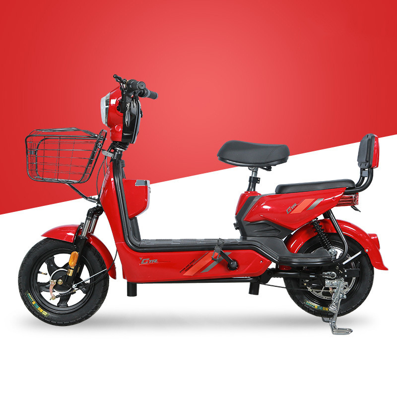 Popular Model 350w 500w Mobility Mopeds For Adult 2 Person Seat Lead Acid Battery 48v 12ah 23ah Scooter Electric Moped Bike