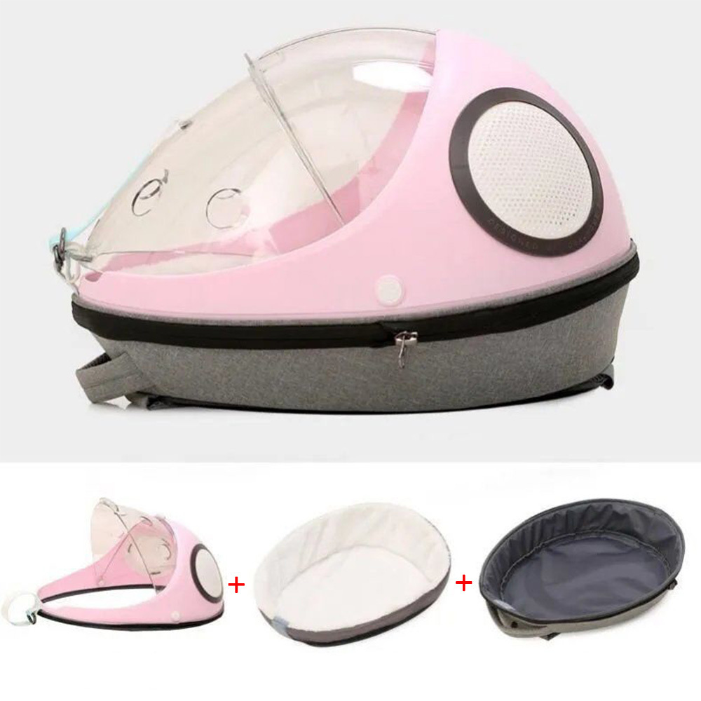 Hot selling airline approved four seasons pet carrier cat backpack outdoor traveling cat house