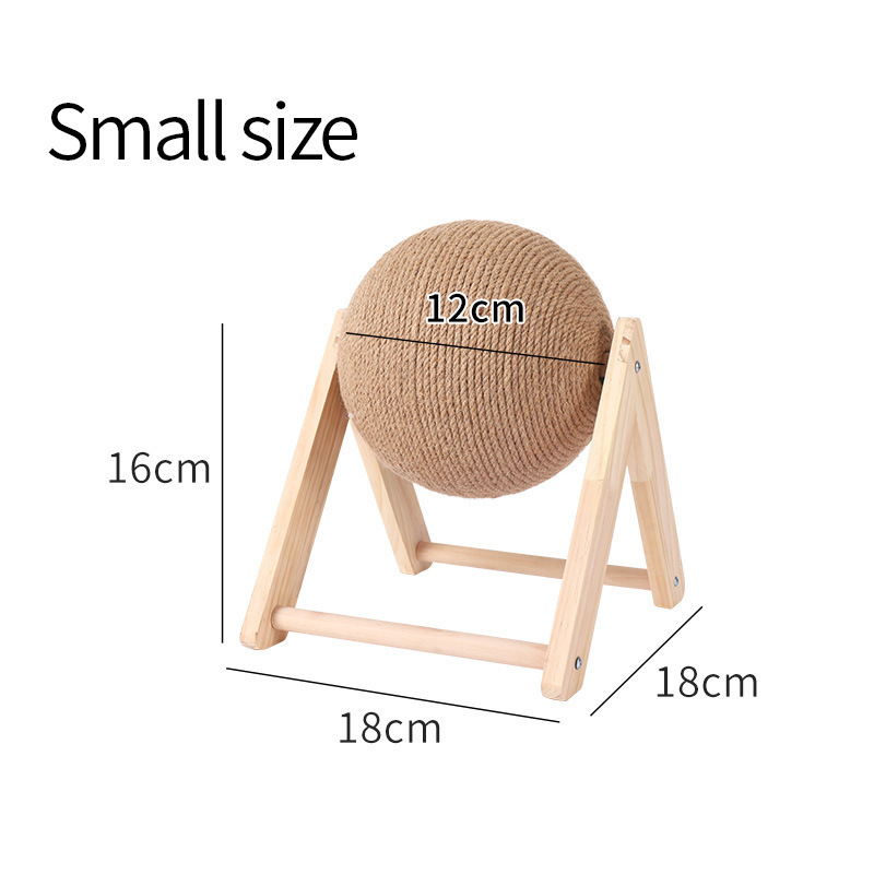 Cat Toy Kitten Scratch Paws Pet Grinding Scratching Cats For Scratcher Toys Interactive Cat Scratcher Sisal Rope Ball