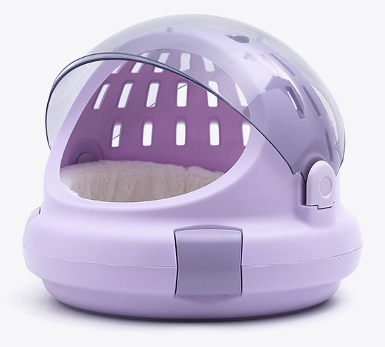 Fashion Outdoor Cage Cat Flip Space Capsule Breathable Chinchilla Cage Transparent Pet Outdoor Carrier Pet Bag