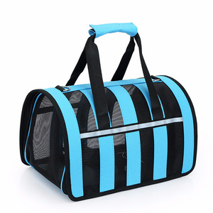 Pet Carrier Bag With Reflective Stripe Travel Bag Portable Carrier Purse Pet Cat Small Dog Breathable Handbag