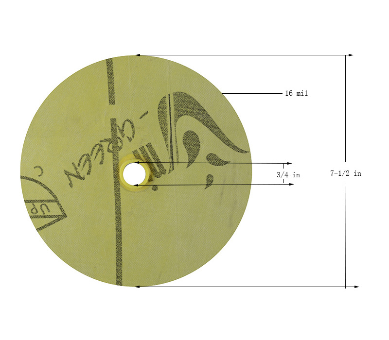 Rubber Pipe Seal Kit with Gasket 4-1/2 in Mixing Valve Seal and 3/4 In Pipe Seal Uni-Green  fixed in place with thin mortar