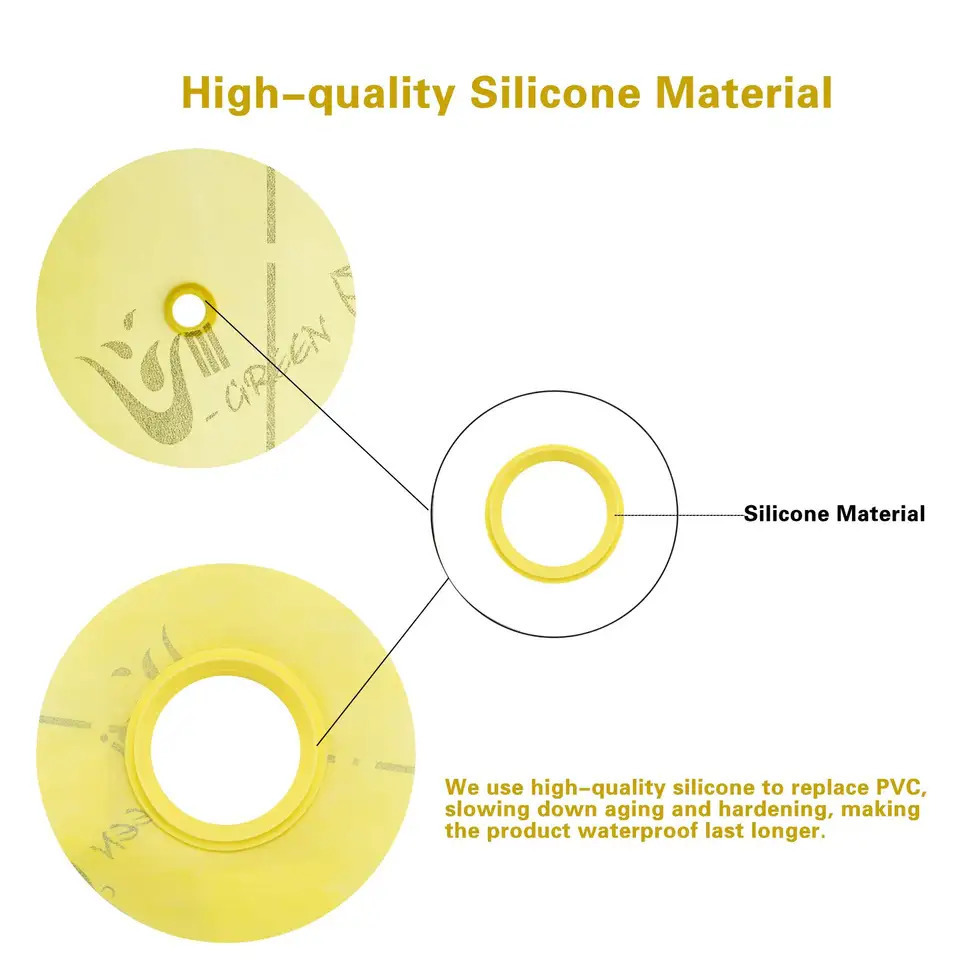 Waterproofing Seal Kit with Pipe Seal and Mixing Valve Seal for Bathtub and Steam Room Uni-Green