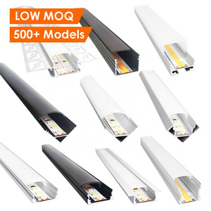 Aluminium LED Profile Light On Wall LED Extrusion Corner Low Profile Light Ceiling