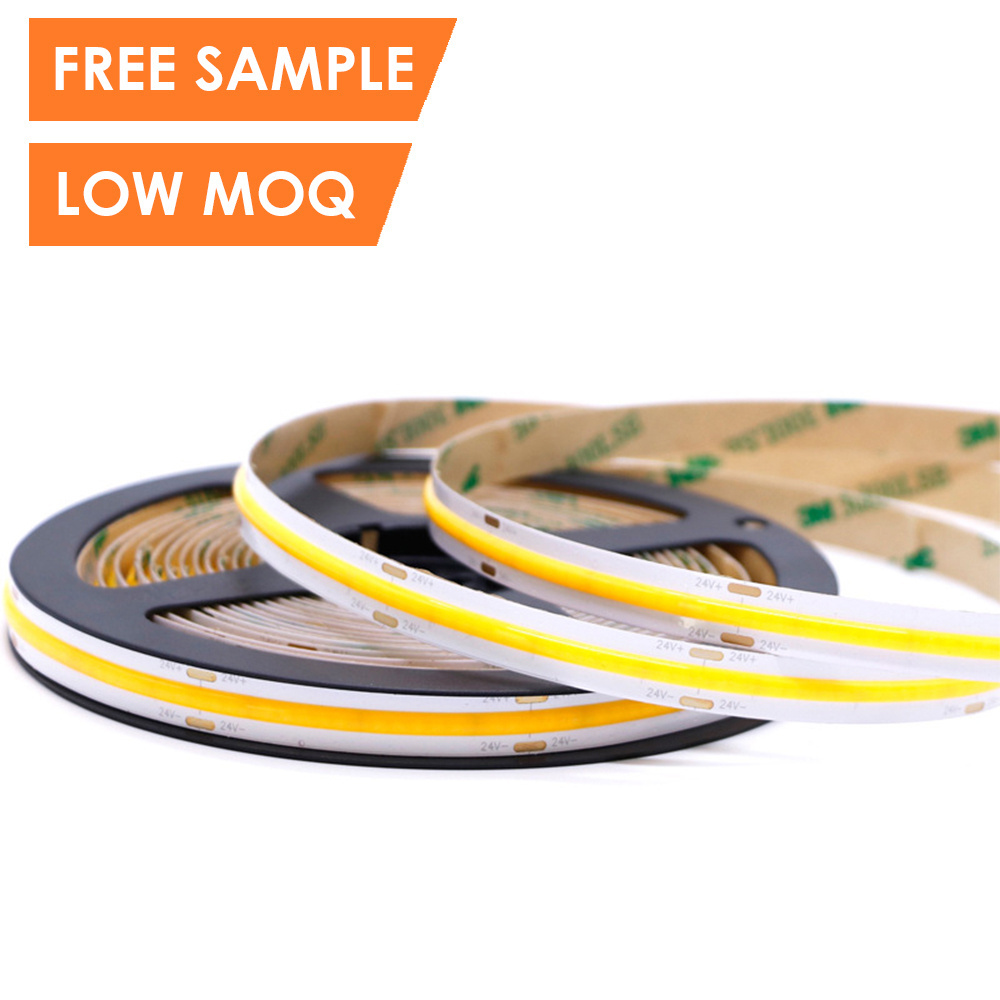 High Density COB LED Strip Light 24V 12V 2700K 4000K Tunable White RGBCW RGB RGBW COB LED Strip