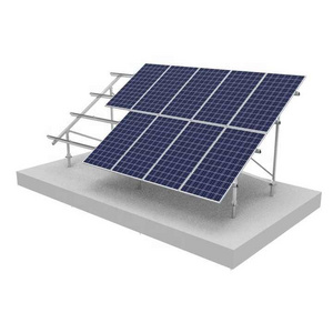 Solar Ballasted Racking Aluminum Solar Ground Mount Solar Panel System Mounting