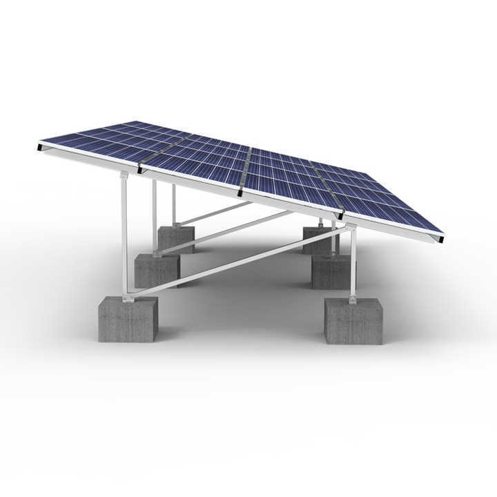 Aluminium AL6005-T5 Solar Panel Mounting Stand With Pre-assembled